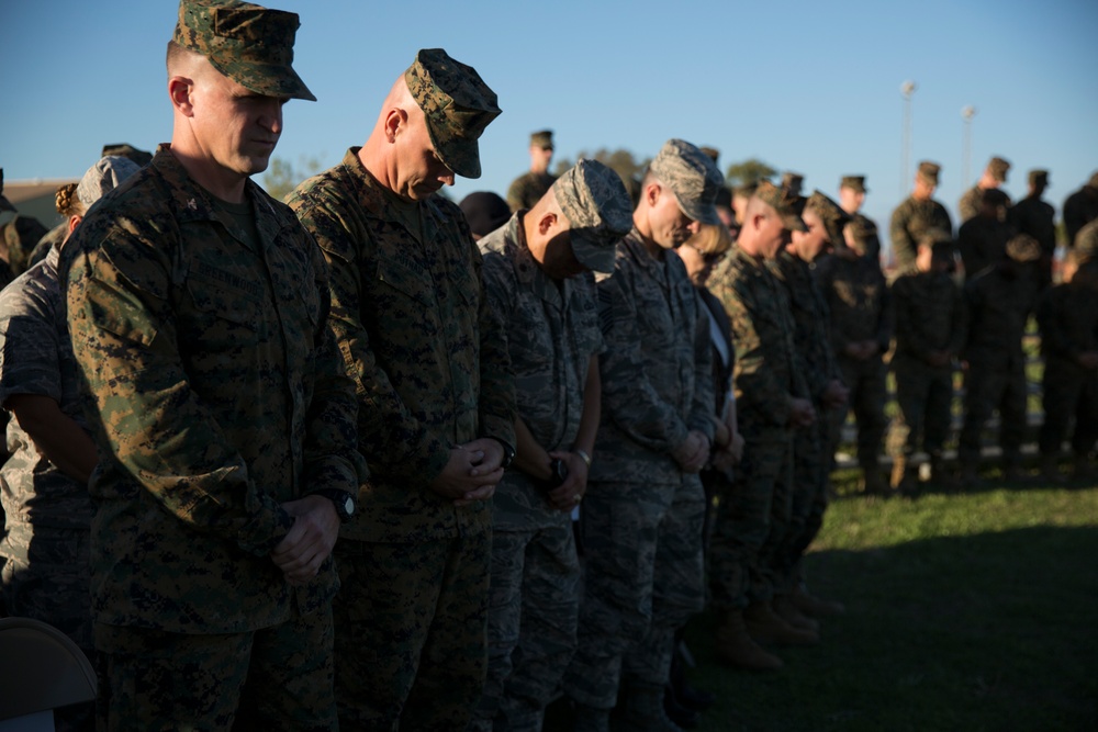 Deployed Marines celebrate the Corps’ 241st birthday