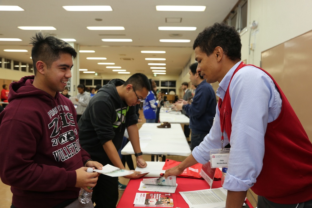 Camp Zama middle, high school students  prepare for higher education at college fair