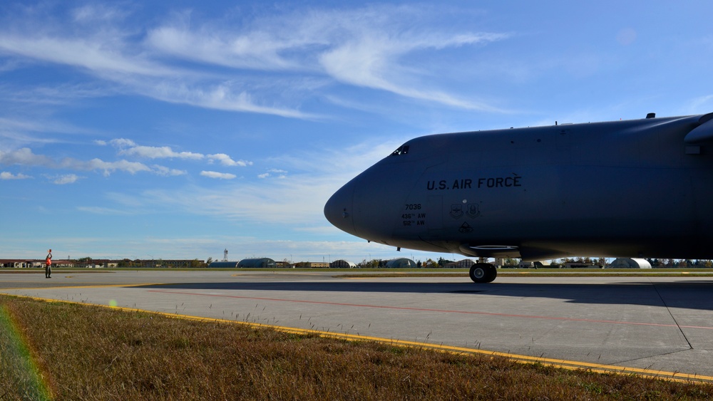 There’s no moving around this cabin: Aviano teams secure cargo