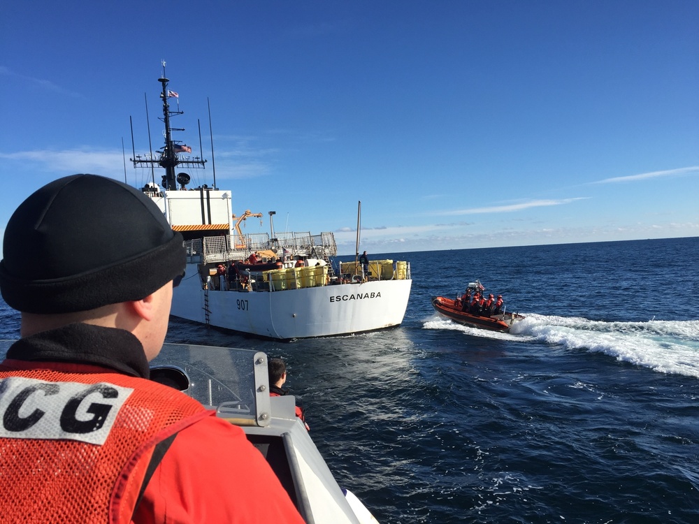 Coast Guard, Maine Marine Patrol team up during Operation Blue Claw