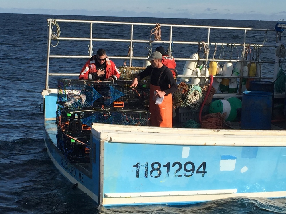 Coast Guard, Maine Marine Patrol team up during Operation Blue Claw