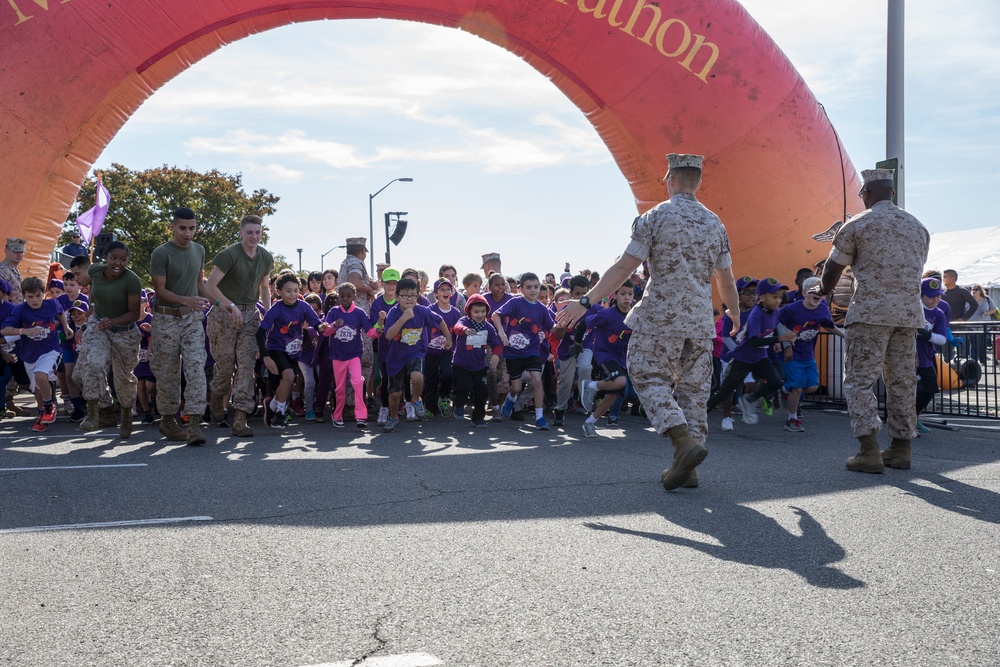 MARINE CORPS MARATHON KID'S RUN