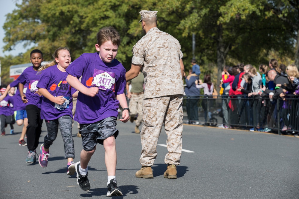 MARINE CORPS MARATHON KID'S RUN