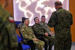 U.S. Army Vice Chief of Staff, Polish military leaders conduct site survey