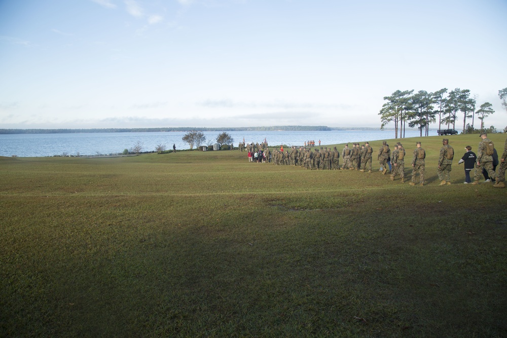 Camp Lejeune 75th Anniversary Hike