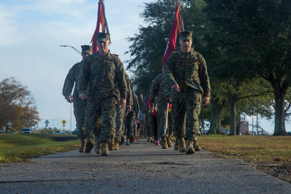 Camp Lejeune 75th Anniversary Hike