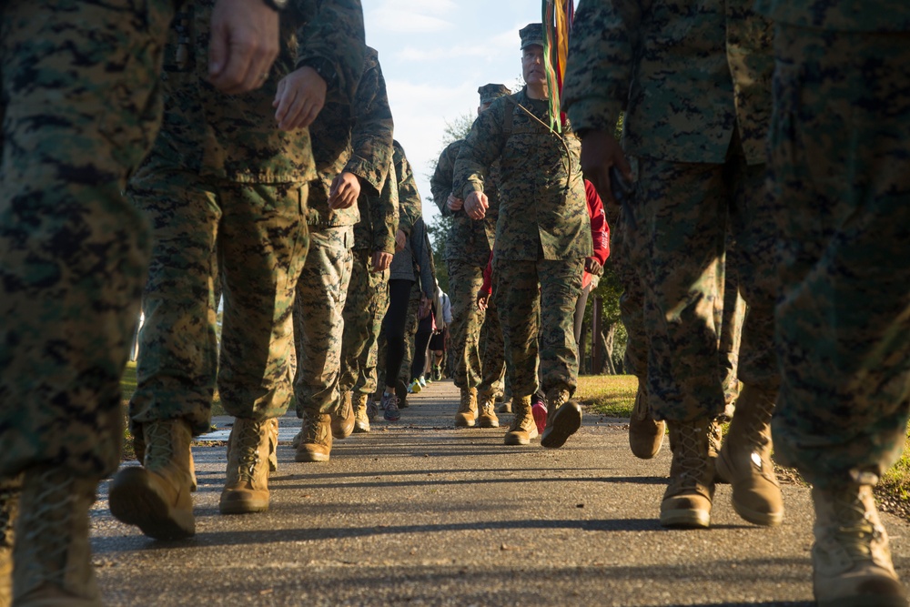 Camp Lejeune 75th Anniversary Hike