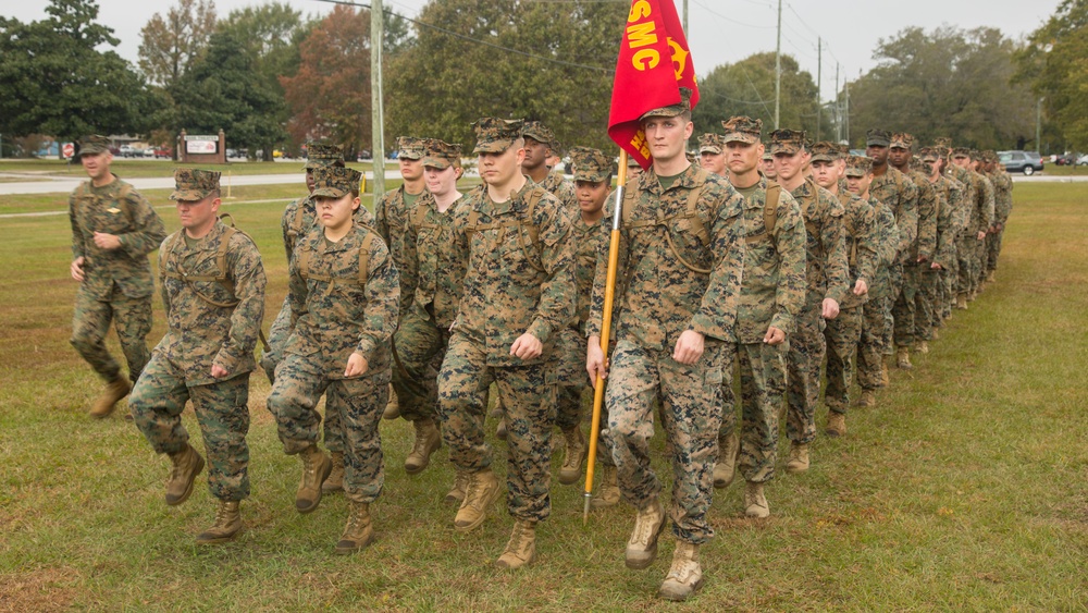 Camp Lejeune 75th Anniversary Hike