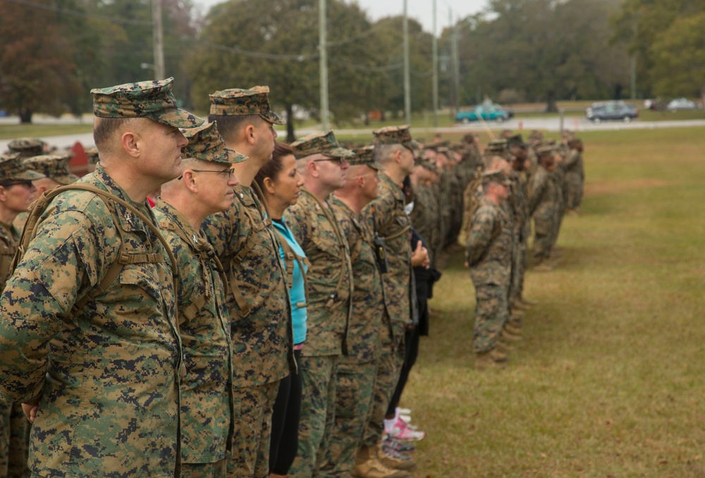 Camp Lejeune 75th Anniversary Hike