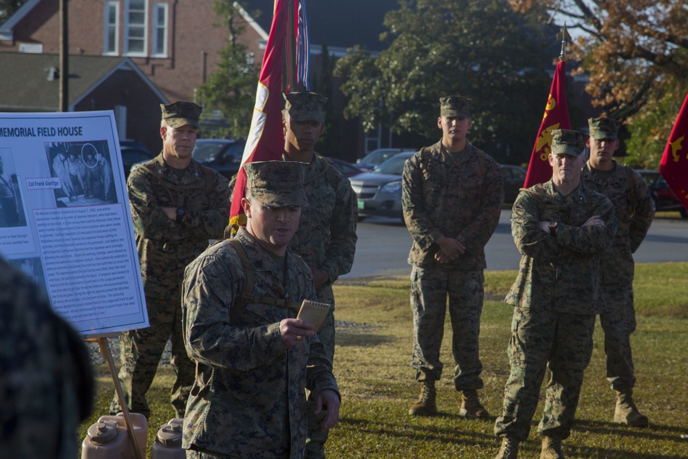 Camp Lejeune 75th Anniversary Hike