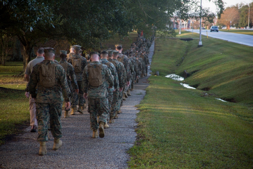 Camp Lejeune 75th Anniversary Hike