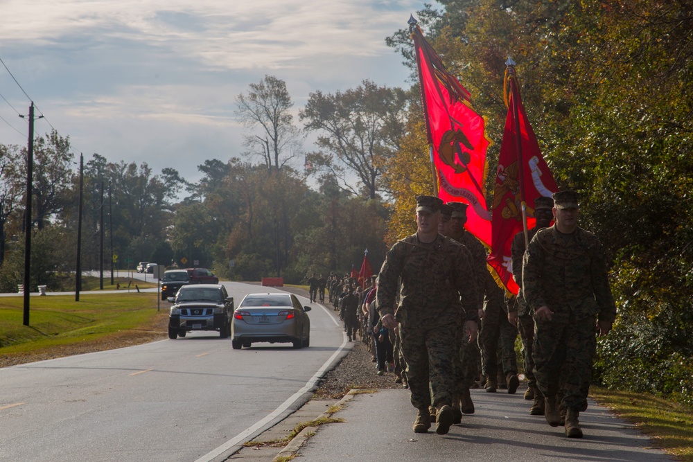 Camp Lejeune 75th Anniversary Hike