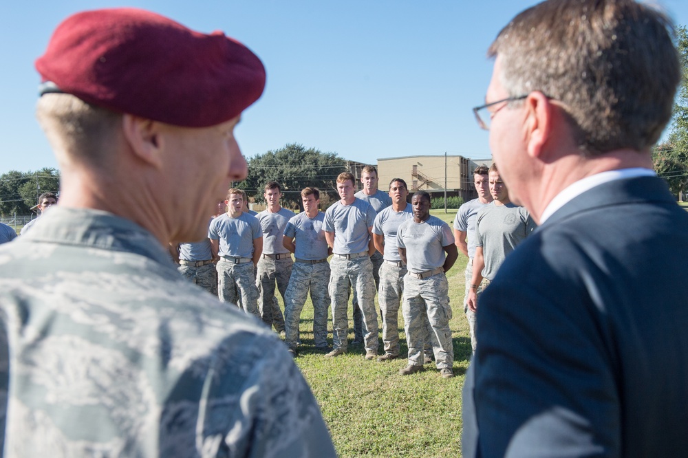 SD visits Lackland AFB, Brooke Army Medical Center and Randolph AFB