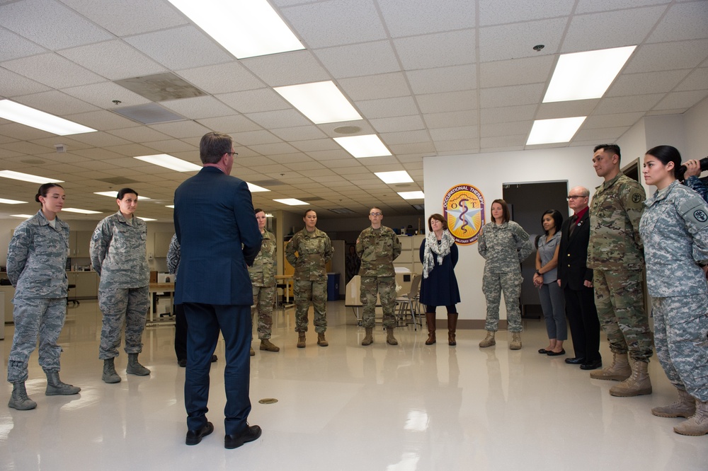 SD visits Lackland AFB, Brooke Army Medical Center and Randolph AFB