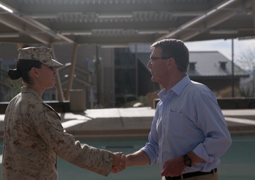 Combat Center hosts Defense Secretary Ash Carter