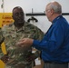 Brig. Gen. Richard Dix, Commanding General of Joint Munitions Command speaks with Mr. Ed Averill, Deputy to the Commander of Letterkenny Munitions Center, during his tour of operations vital to Army Readiness.