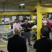 LEMC employees brief local community leaders during their tour of LEMC's MLRS Family of Munitions facilities.