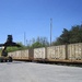Letterkenny Munitions Center employees stuff containers and load railcars on May 16, 2016 in support of CENTCOM Outload Operations.