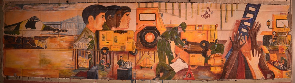 Airman 1st Class Candido Veras Mural