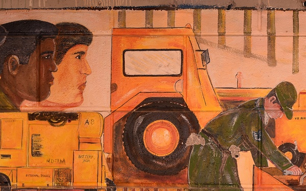 Airman 1st Class Candido Veras Mural