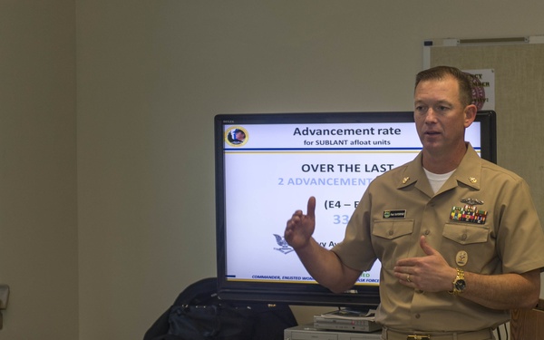Enlisted Women in Submarines task force road show tours Navy Region Northwest