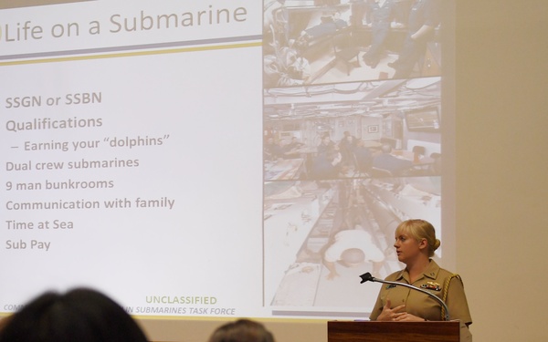 Enlisted Women in Submarines task force road show tours NRNW
