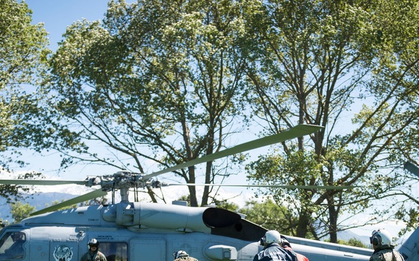 USS Sampson New Zealand disaster relief assistance