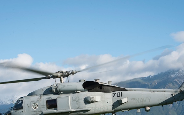 USS Sampson New Zealand disaster relief assistance