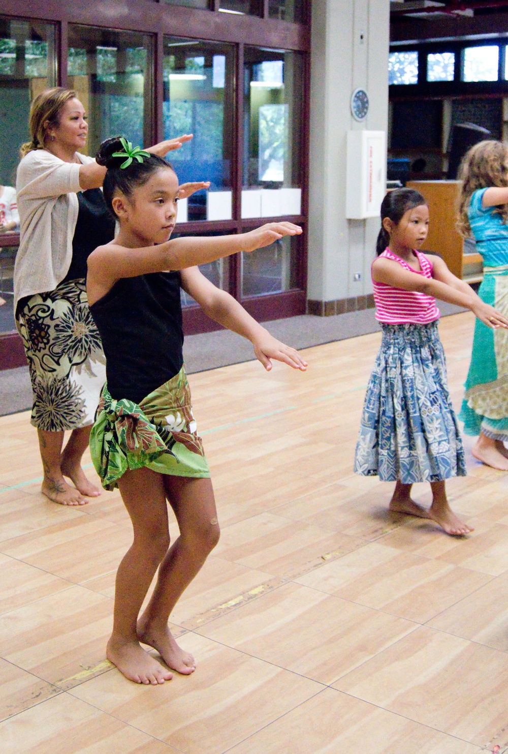 Keiki learn storytelling through hula