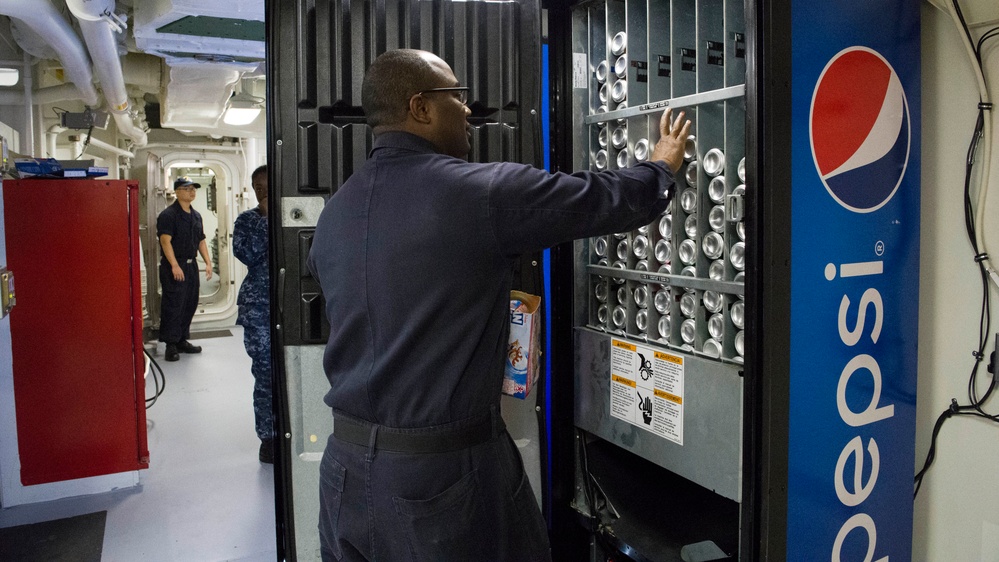USS Zumwalt Sailors Operate at Sea