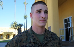 MARINE TAKES PRIDE IN FAMILY AND COUNTRY