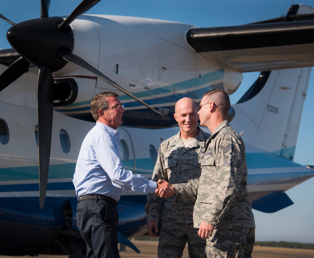 Defense Secretary visits Eglin
