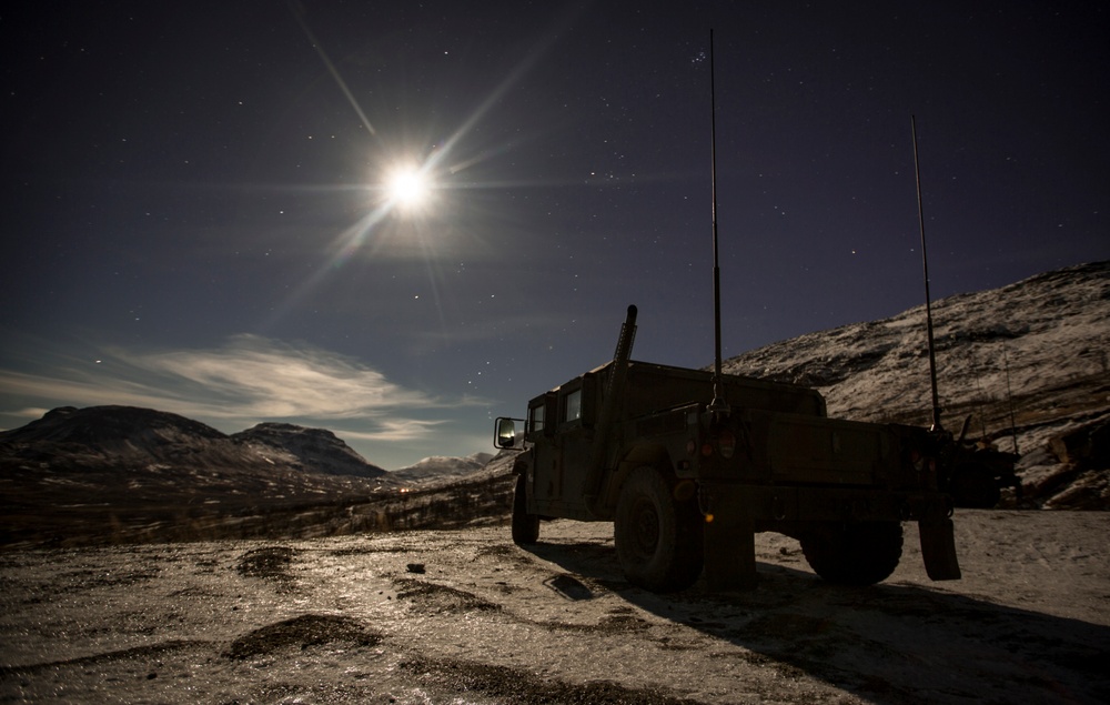 U.S. Marines perform fire support coordination exercise with the Norwegian Army