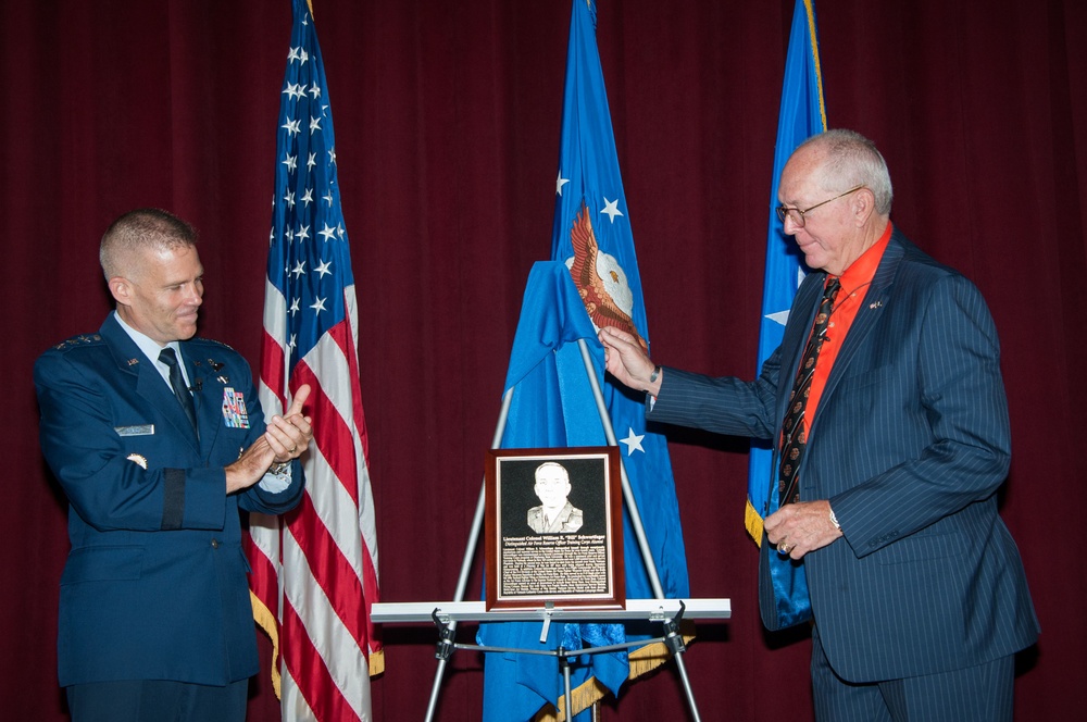 AFROTC Distinguished Alumni ceremony - Lt Col (Ret)  William Schwertfeger