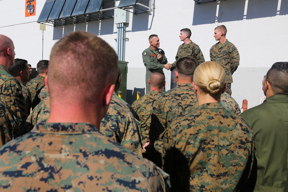 Deputy Commandant of Aviation visits MAG-11 Marines