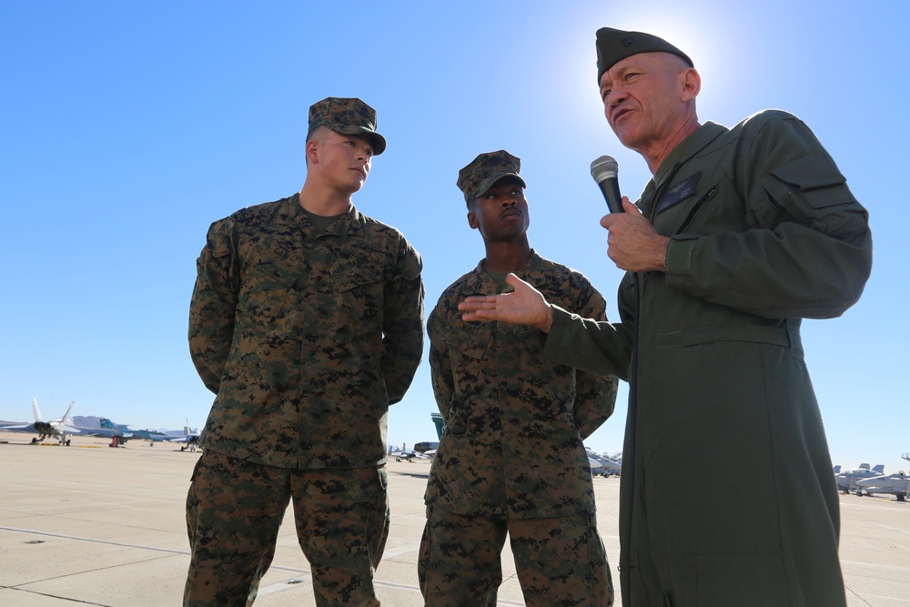 Deputy Commandant of Aviation visits MAG-11 Marines