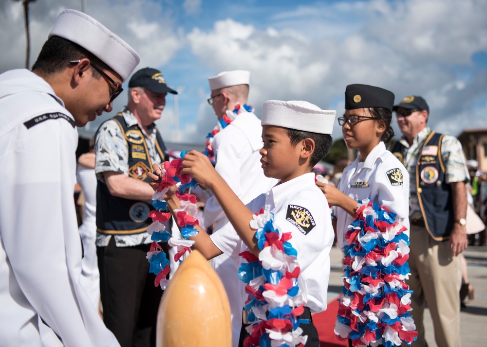 Pearl Harbor Welcomes Home USS Columbia