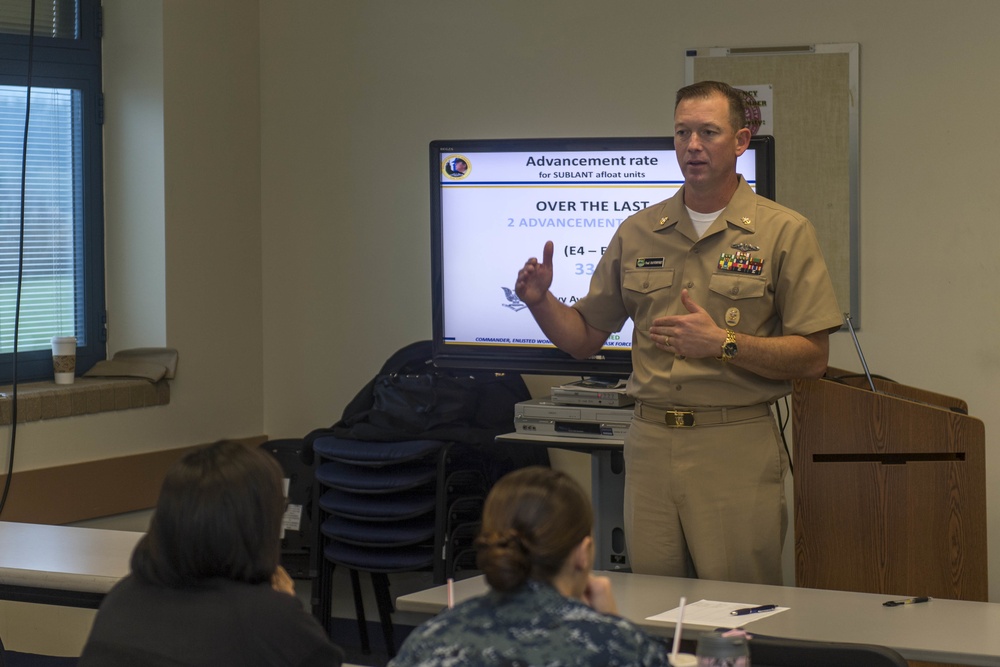 Enlisted Women in Submarines task force road show tours Navy Region Northwest