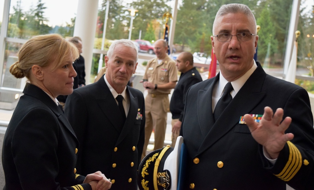 OHSU Bremerton Change of Command held at Naval Hospital Bremerton