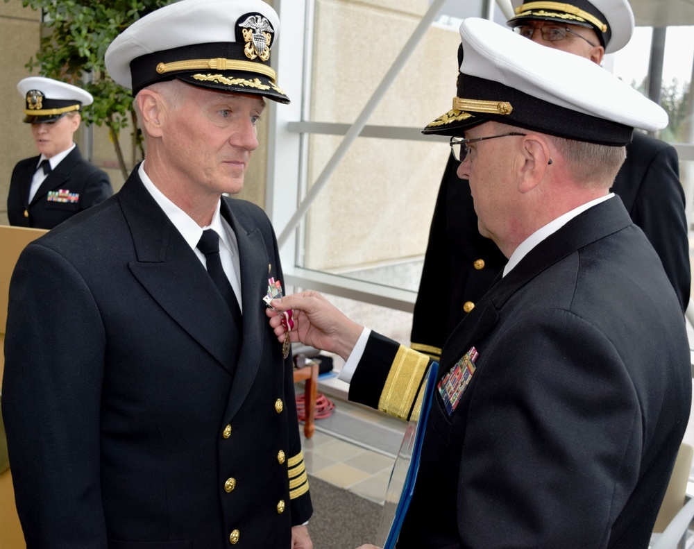 OHSU Bremerton Change of Command held at Naval Hospital Bremerton