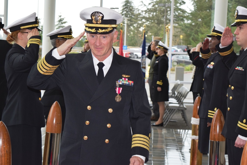 OHSU Bremerton Change of Command held at Naval Hospital Bremerton