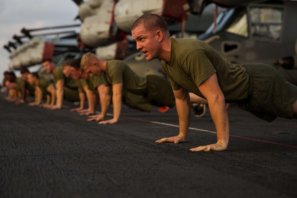 11th Marine Expeditionary Unit Celebrate Marine Corp's 241st Birthday