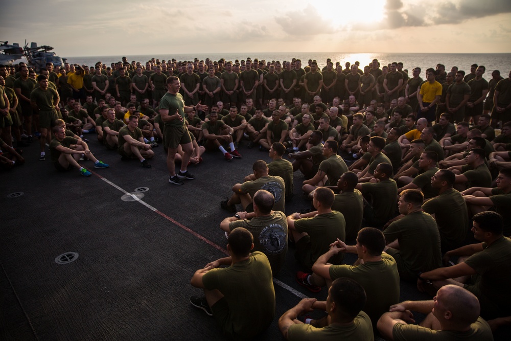 11th Marine Expeditionary Unit Celebrate Marine Corps 241st Birthday