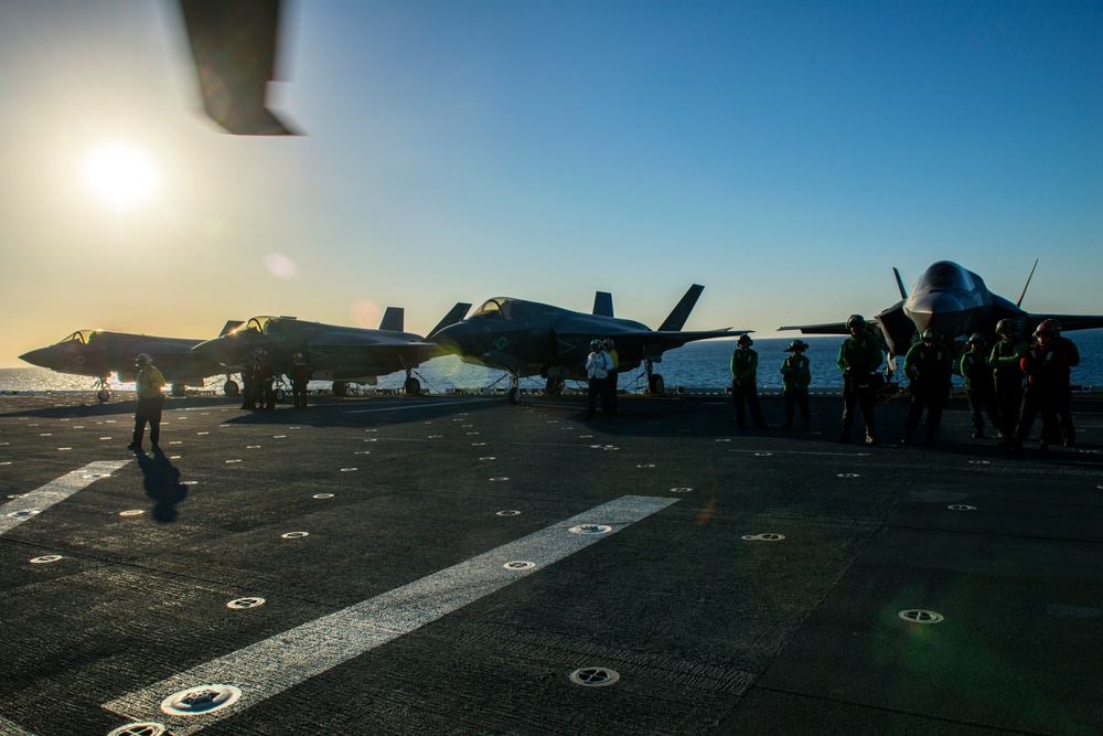 USS America's Test: F-35 Flight Operations