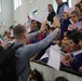 Marines and sailors make connection with Italian students