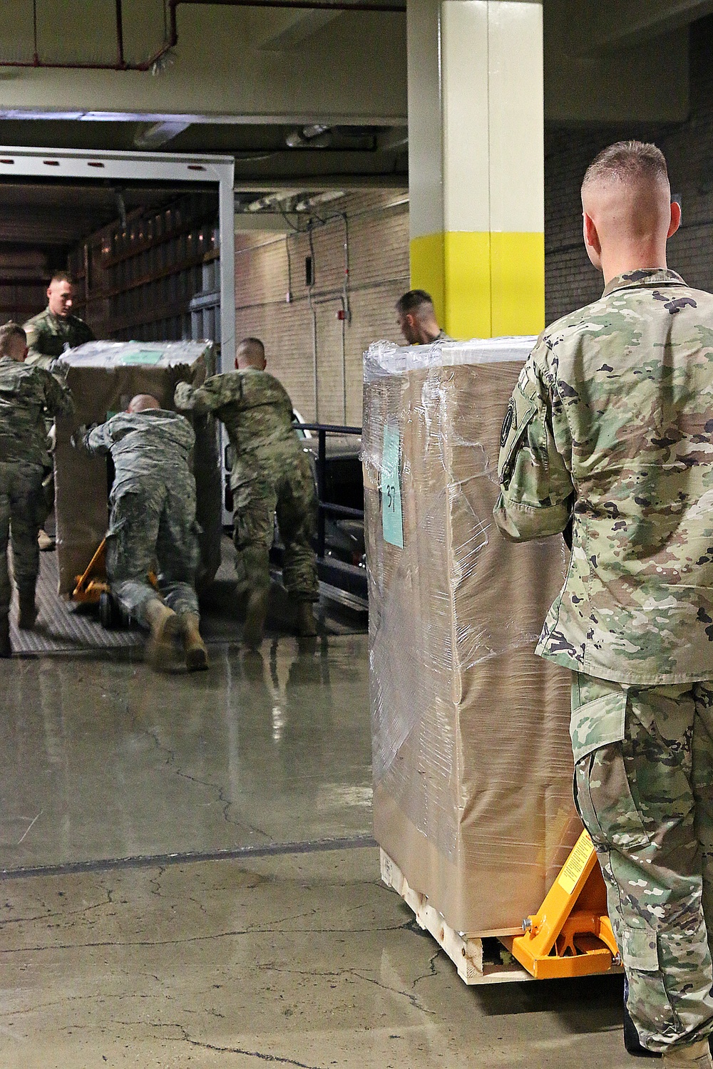 Service members transport history