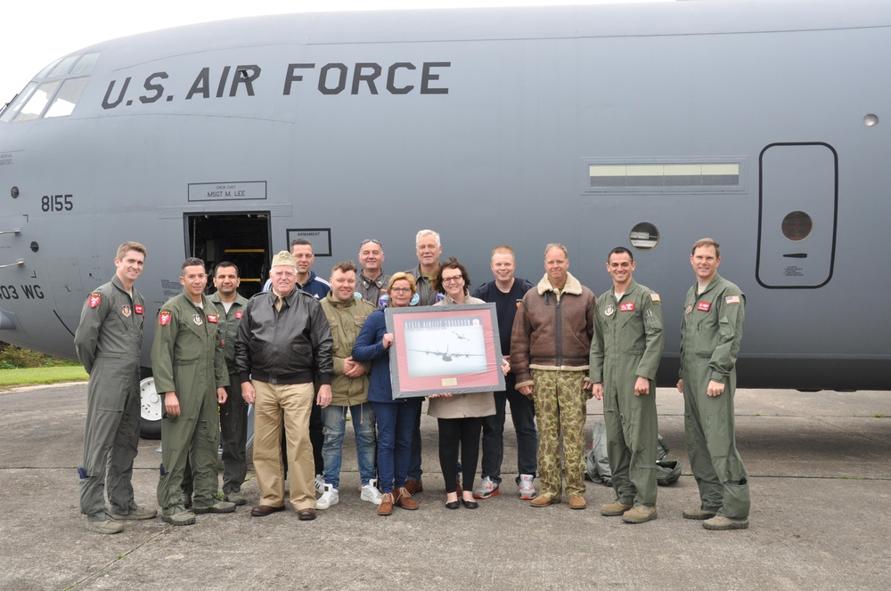 D-Day 72: Flying Jennies interact with living history