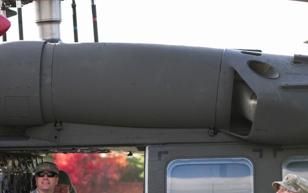 Military Police Soldiers participate at NFL Military Appreciation game