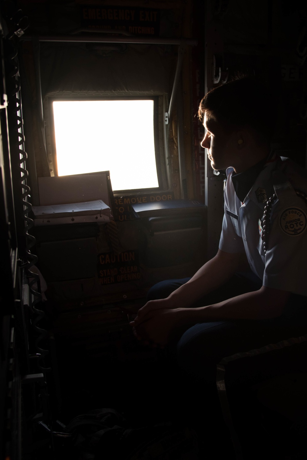 Biloxi High JRTOC students fly with Hurricane Hunters
