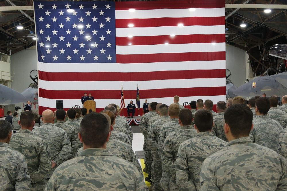 173rd Aicraft Maintenance Squadron Change of Command